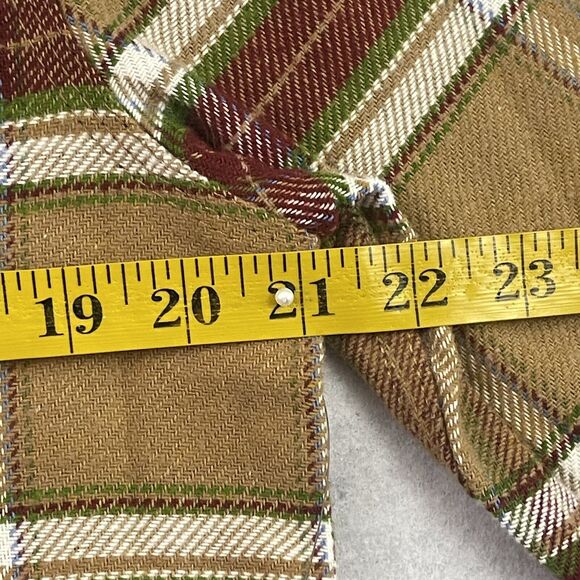 Brixton Bowery Flannel Over Shirt Mens M Brown Plaid Vegan Wool NEW - Picture 7 of 15